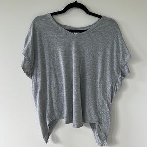 Gray Workout Top